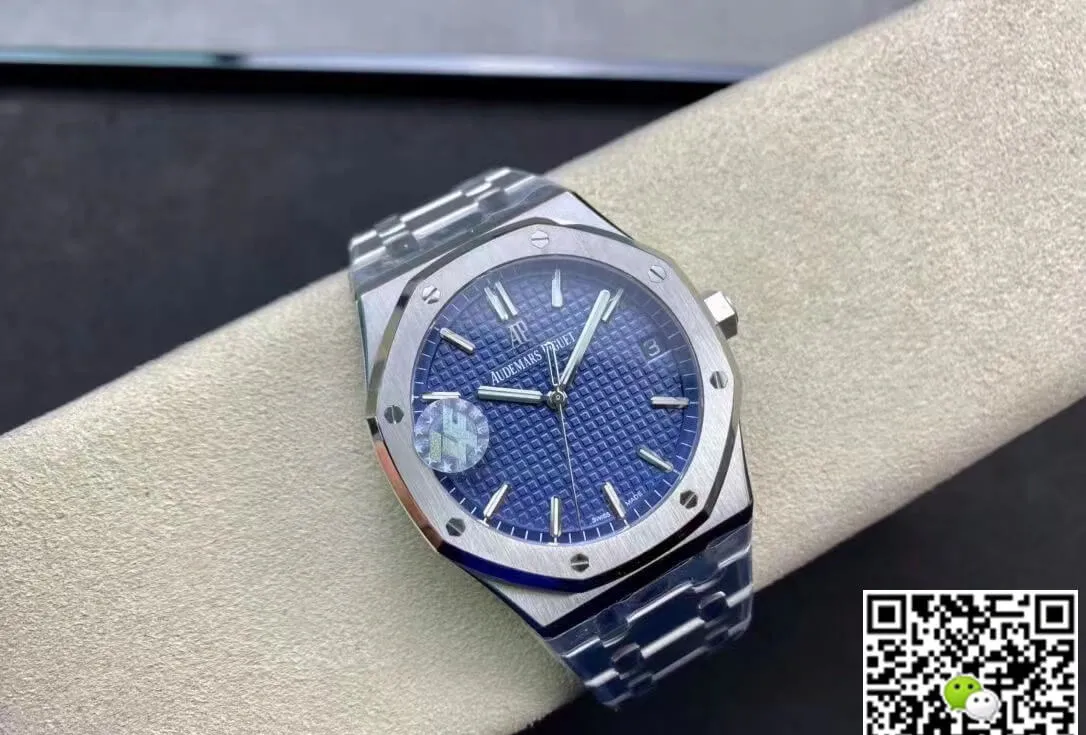 Audemars Piguet Royal Oak 15500ST.OO.1220ST.01 ZF Factory 1:1 Best Edition Replica Watch V2 Blue Dial